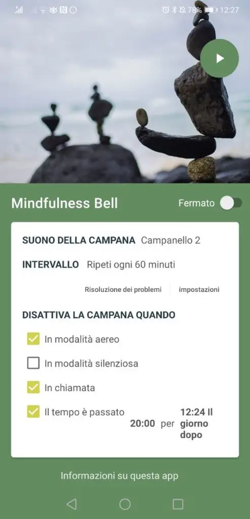 screenshot mindfulness bell