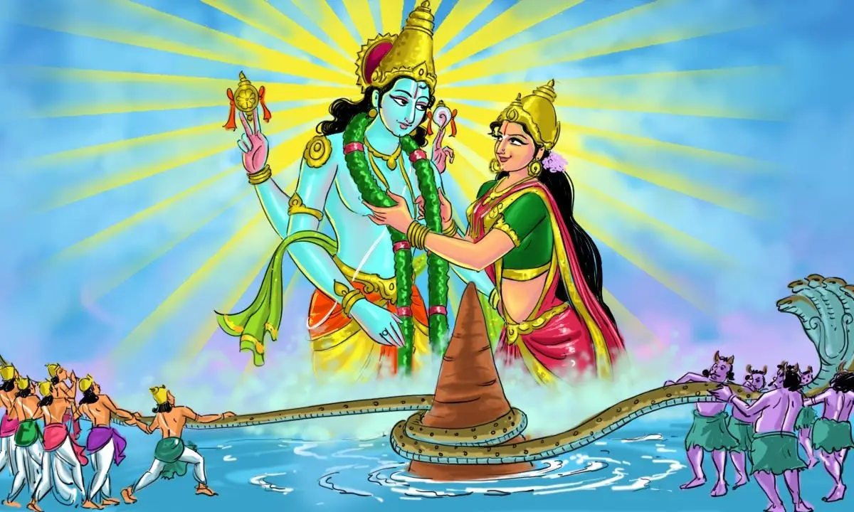 Lakshmi e Vishnu